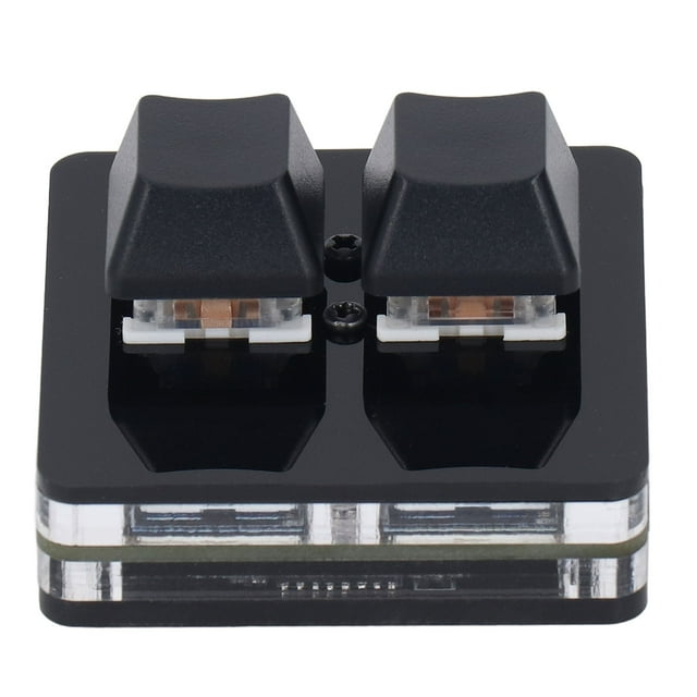 Mini Clavier Programmable, Clavier de Jeu à 2 Touches Mini Clavier à Touches Raccourci Clavier Programmable Sortie Haute Intensité