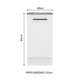 thumbnail image 3 of Mueble Inferior de Cocina MADESA Agata 40 cm 1 Puerta, 3 of 8