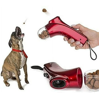 Visible Spring-powered Dog Treat Launcher For Training And Playing