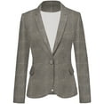 thumbnail image 3 of luvamia Womens Business Casual Blazer Work Office Coats Pocket Back Slit Jacket Suit, Size S-2XL, 3 of 6