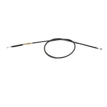 Unique Bargains 130cm Length Black Rubber Coated Motorcycle Motorbike Clutch Cable Wire for CG200