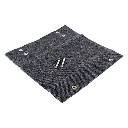 Camco XL Wrap Around RV Step Rug - 23-inch Wide Steps - Gray (42935)