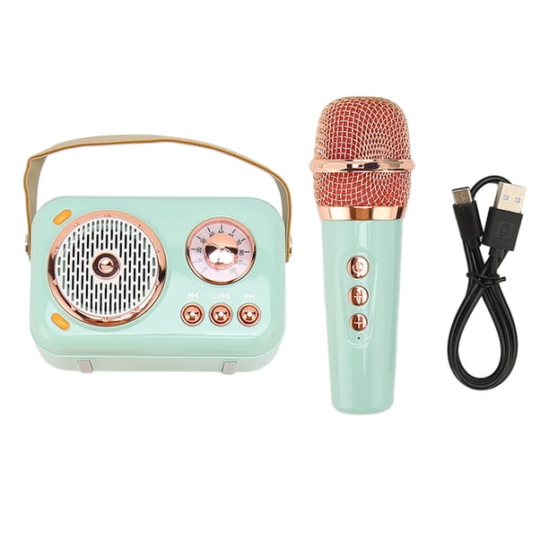 Altavoz vintage inalámbrico, altavoz retro Bluetooth estéreo Altavoz Bluetooth retro estéreo inalámbrico mini altavoz diseñado con precisión