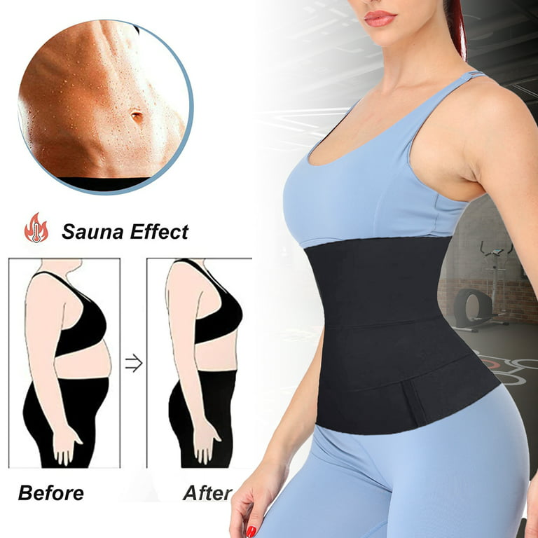 QRIC Waist Trainer for Women Snatch Me Up Bandage Wrap Tummy Wrap Waist  Trimmer Belt Slimming Body Shaper Plus Size
