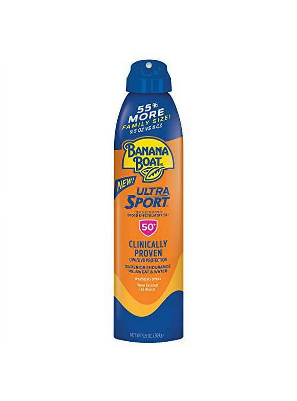 Banana Boat Ultra Sport Reef Friendly Sunscreen Spray, Broad Spectrum SPF 50, 9.5oz