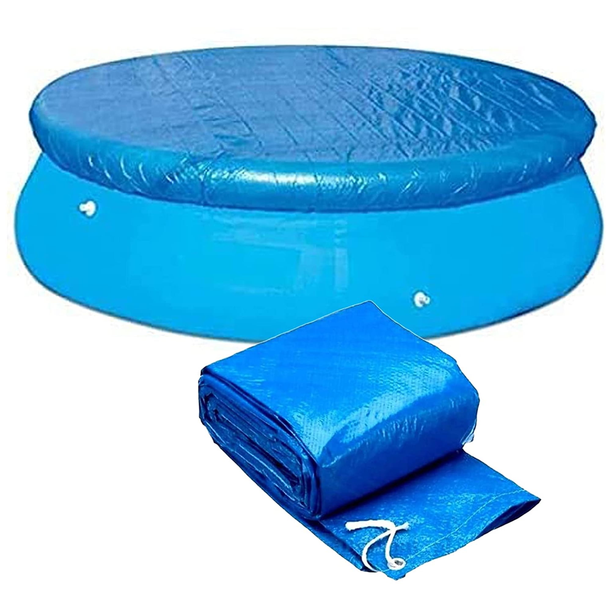 10/12/15ft Swimming Pool Cover PE Dustproof Protection Mat For Outdoor 