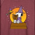 thumbnail image 3 of Peanuts - Sorcerer Snoopy Woodstock - Women's Lightweight French Terry Long Sleeve Shirt, 3 of 6