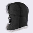thumbnail image 3 of FAWUUDO Winter Hat for Men Women Trapper Hat with Ear Flaps, Windproof Trooper Hat for Cold Weather Hunting Skiing, 3 of 7