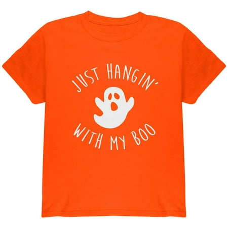 Halloween Just Hangin With My Boo Ghost Youth T Shirt