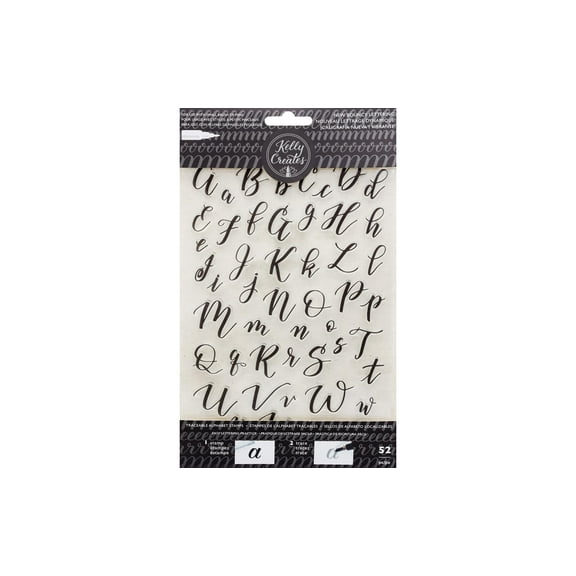 Kelly Creates Acrylic Traceable Stamps-Bouncy Alphabet