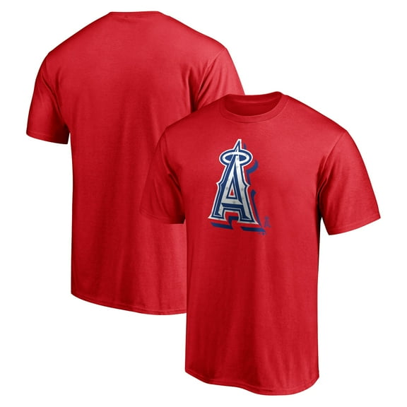 Men's Red Los Angeles Angels Red White and Team T-Shirt