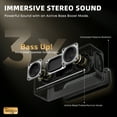 thumbnail image 3 of Portable Bluetooth Speakers, IPX7 Waterproof Wireless Speaker with Dynamic RGB Lights, 40W Stereo Sound, Active Bass, TWS Pairing, Great for Home, Outdoors, Travel, 3 of 10