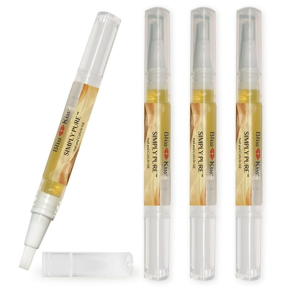 Lápices para cutículas con aceite para uñas Bliss Kiss Vanilla Fragance x4