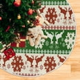 thumbnail image 5 of FMSHPON Christmas PatternDeers Xmas Christmas Tree Skirt Stand Mat for Holiday Party Decoration Indoor Outdoor 36 inches, 5 of 6