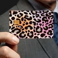 thumbnail image 5 of Credit Card Skin Stickers 4Pcs Colorful Leopard Print Debit Card Skin Stickers Removable Waterproof PVC Decal Cover Set, 5 of 6