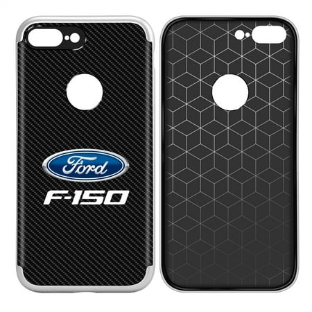 Ford F-150 TPU Black Carbon Fiber Look iPhone 7 Plus, 8 Plus Cell Phone Case