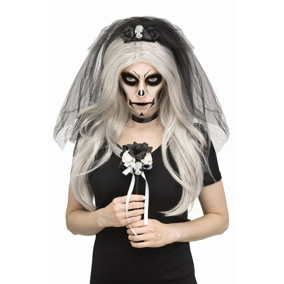 Skeleton Bride Instant Adult Costume Kit