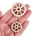 thumbnail image 5 of Raindrops 50 Pcs Wooden Gear Pendant Gears for Wall Home Decor Living Beige, 5 of 8