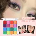 thumbnail image 4 of 16 Color Eyeshadow Long-Lasting Matte & Shimmer Colorful Palette Summer Vibes, 4 of 8
