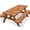 Yellow, variant on Fall Maple Leaves Picnic Table Cover with Bench Covers,Autumn Theme Decor Tablecloths,for 6 Ft Rectangle Tables and Seats,with Drawstring Bag(30x72 Inches)