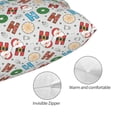 thumbnail image 5 of Cauagu Christmas Hohoho 1 Print Pillow Covers with Envelope Closure,1PC Pillow Cases Decorative Pillow Case for Bed & Couch, Pillows Not Included-14"x20", 5 of 6