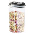 thumbnail image 2 of Balieda Food Storage Containers with Airtight Lids, Clear Plastic Canister Food Jar Kitchen Pantry Storage Container for Spaghetti Pasta Sugar Flour Cereal Beans, Square 40 oz, 2 of 8