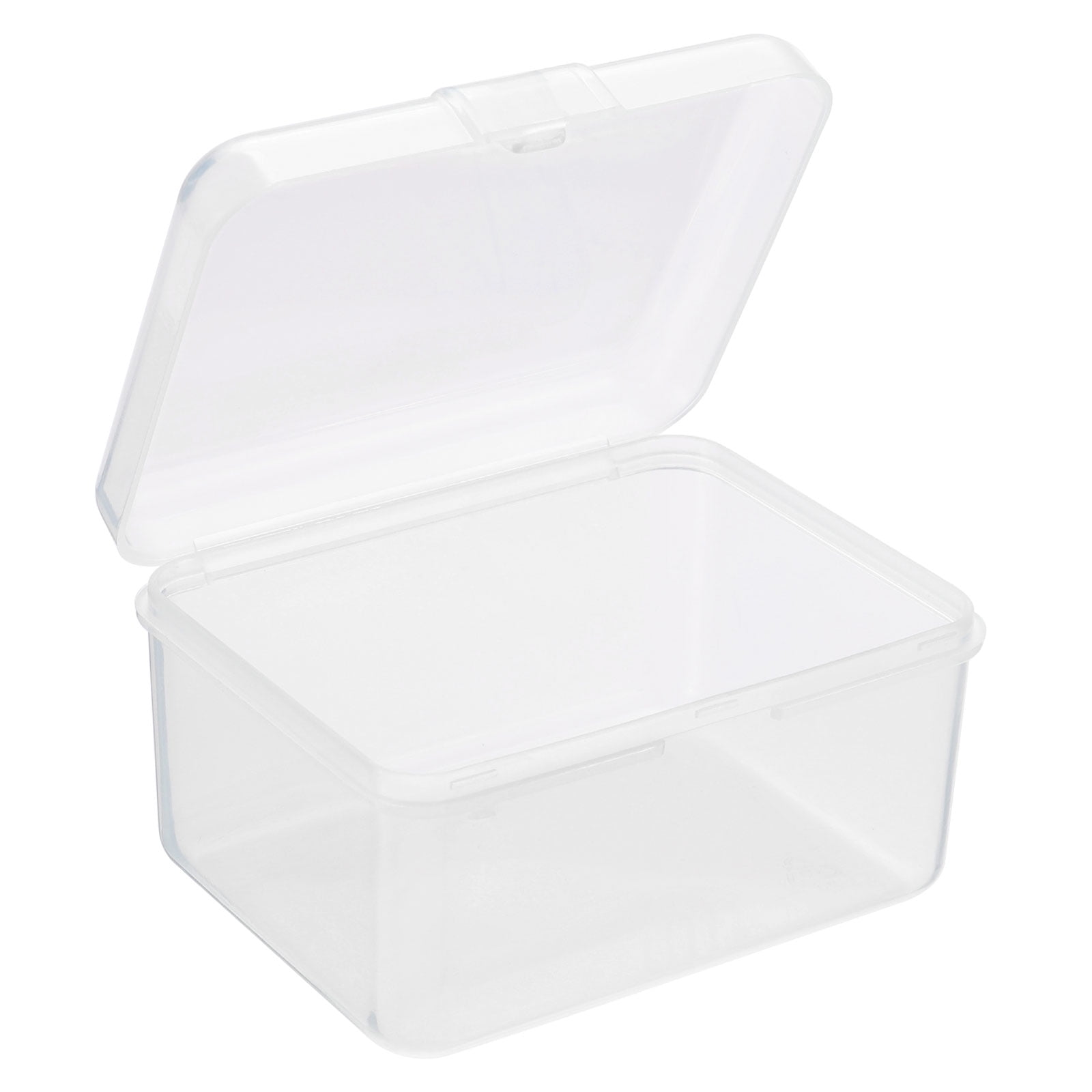 Uxcell 85x65x45mm Plastic Rectangular Clear Storage Container Box with