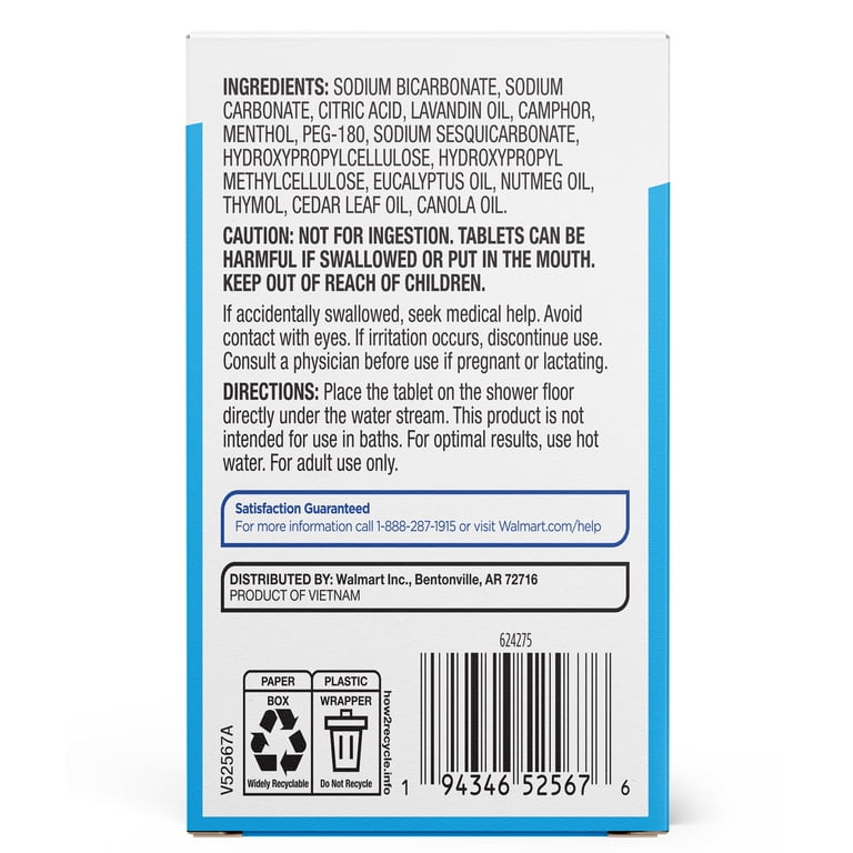 Equate Lavender Vapor Shower Tablets, 5 Count photo 6