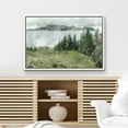 thumbnail image 4 of wall26 Framed Canvas Print Wall Art Green Pine Tree Forest Landscape Nature Wilderness Illustrations Fine Art Farmhouse/Country Decorative Rustic for Living Room, Bedroom, Office - 16"x24", 4 of 7