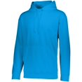thumbnail image 2 of Augusta Wicking Fleece Hoodie 5505 Power Blue 5Xl, 2 of 2