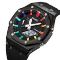 thumbnail image 4 of SKMEI Dual Display Digital Watch with 50M Waterproof, World Time, Backlight, Daily Alarms, Countdown Timer, and Date Display for Enhanced Time Management., 4 of 7