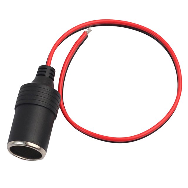 De Coche Encendedor De Corriente Adaptador De Carga Receptáculo Extensor Cable PVC Cable De Cobre