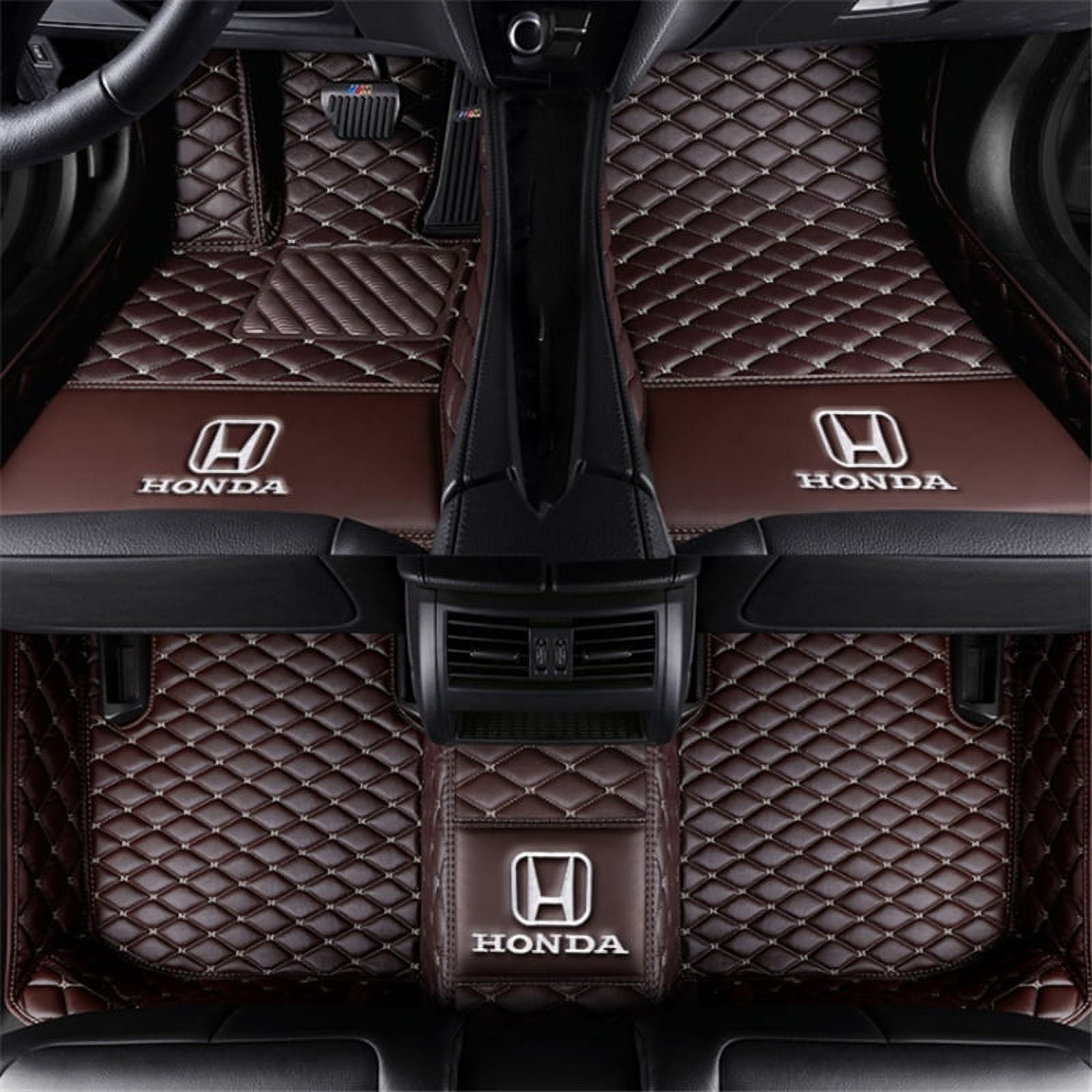 HONDA Accord 2018-2022 Hybrid Waterproof Leather Car Carpet Car Floor Mats