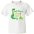 thumbnail image 3 of Inktastic My Nana Loves Me Grandson Youth T-Shirt, 3 of 5