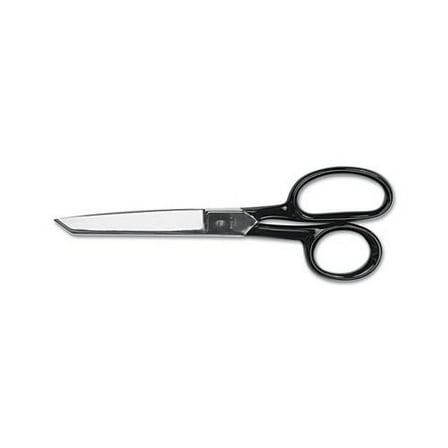 Hot Forged Carbon Steel Shears 8" Long, 3.88" Cut Length, Black Straight Handle