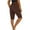 Brown, variant on Summer Pants for Women Solid Color Casual Capri Pants Comfortable Stretch Basic Leggings For Everyday Wear Women's Casual Work Clothes Leopard Dress Women Workout Miniature Womens Brown M