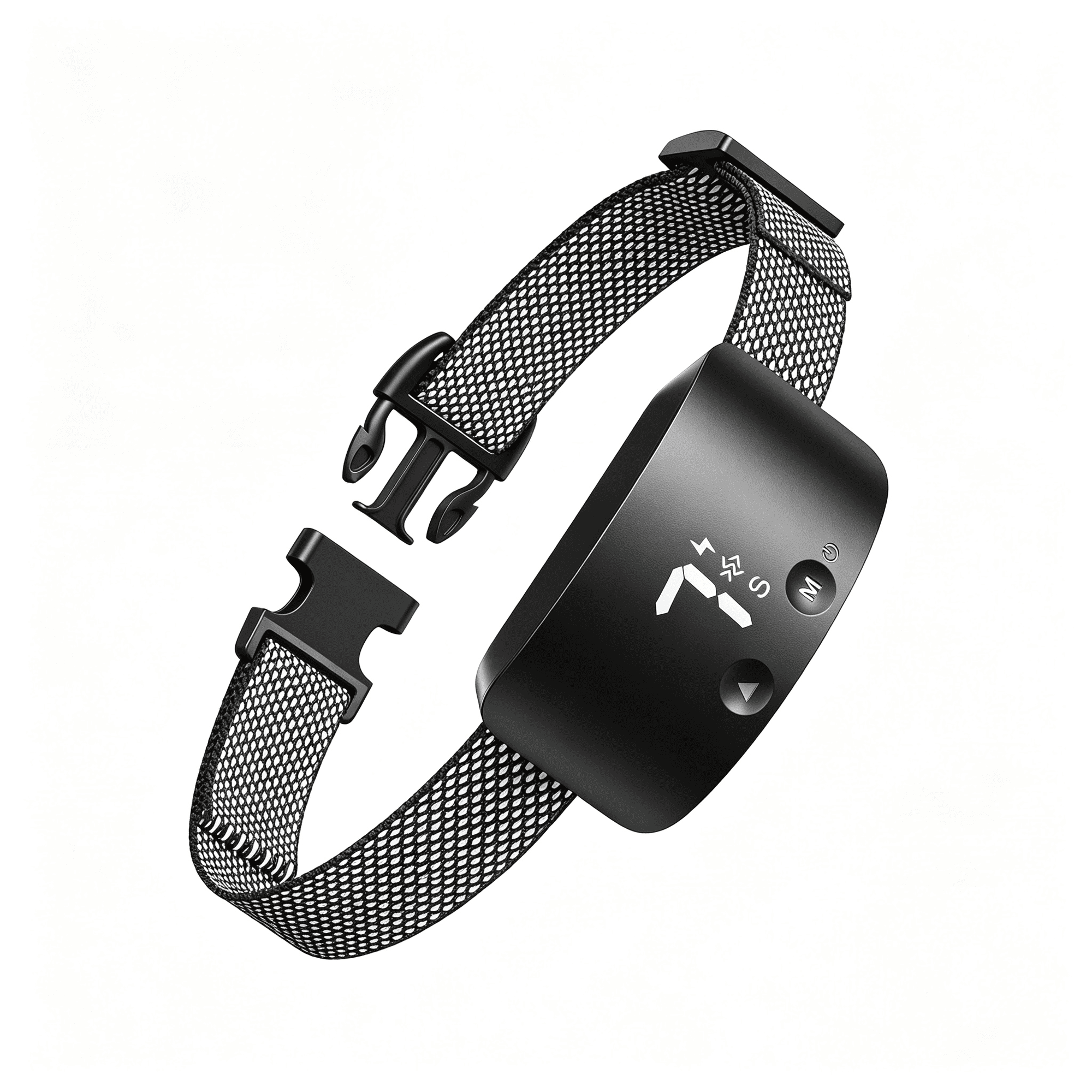 GASTROPOD Bark Collar for Dogs Rechargeable Anti Barking Training Collar with 7 Adjustable Sensitivity and Intensity Beep Vibration for Small Medium Large Dogs (Black)