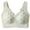 White, variant on Women’s Bras Wireless Jelly Bras for Women No Underwire with Support Brown L