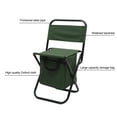 thumbnail image 5 of up to 65% off karymi Fishing Chair with Storage Bag ,Outdoor Folding Chair Compact Fishing Stool Portable Camping Stool Backpack Chair with Cloth for Beach/Outing /Family, 5 of 8