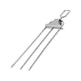thumbnail image 2 of LOVIVER 3 Prong Barbecue Skewer Multifunctional Cookware 14inch for Grilling Chicken, 2 of 8