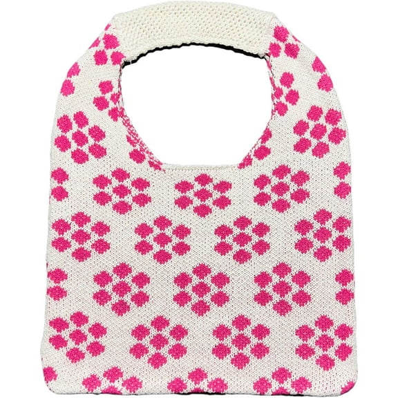 Kukuzhu Tote Bag Aesthetic Tote Bag Crochet Tote Bag Y2k Purse Cute Tote Bags Aesthetic