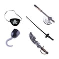 thumbnail image 1 of Accesorios de Halloween CUTICAT Conjunto de cosplay de pirata con hacha y parche de ojo, 1 of 8