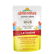 (12 Pack) Almo Nature HQS La Cucina Chicken dinner with Pineapple in gravy Grain Free Wet Cat Food Pouches 1.97oz. Pouches