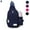 Nary Blue, variant on Crossbody Sling Backpacks for Women Men Nylon Waterproof Shoulder Chest Bags Messenger Bags for Hiking Cycling Travel Business (Purple)
