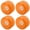 Orange, variant on M Buder 4pcs 70x42mm Skateboard Wheels 80A Longboard Cruiser Wheels Replacement Parts Yellow (2.8x1.7 inches / 70x42 mm)