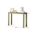 thumbnail image 4 of Kings Brand Furniture Russel Console Table - Modern Entryway Sofa Table, Behind The Couch, Hallway, Living Room, Lemon Pepper, 4 of 4