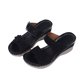 thumbnail image 2 of Zapatillas de cuña para mujer de fondo plano con tacón alto y flores informales retro de verano Wmkox8yii hj789, 2 of 9