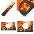 thumbnail image 2 of 4 Pack Halloween Placemats Set Witch Pumpkin Washable Table Place Mats Trick Or Treat Autumn Table Mats for Dining Home Table Kitchen Halloween Decoration, 2 of 5