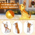 thumbnail image 6 of YYAo 43.5" Christmas Dog Decorations with Led Lights, Christmas Decorations, 6 of 11