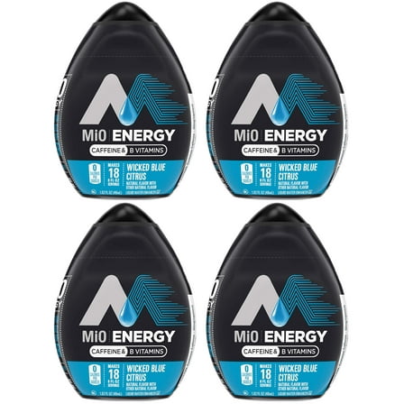 Mio Energy Wicked Blue Citrus Liquid Water Enhancer 1.62 fl oz (Pack of 4)